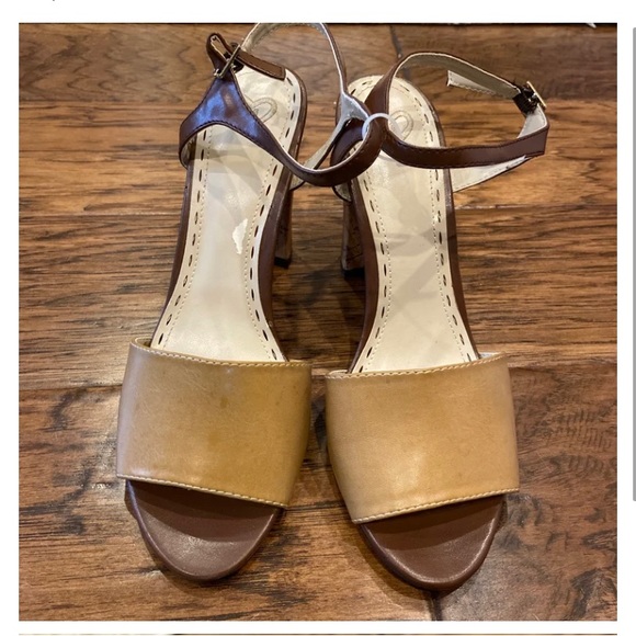 Madeline Color Block Heels - Picture 1 of 5